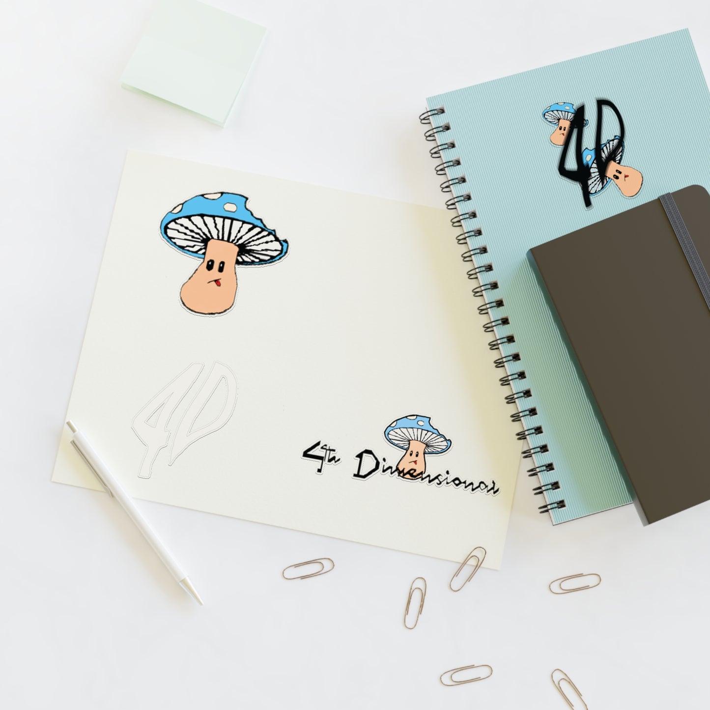 Stickers from the 4D